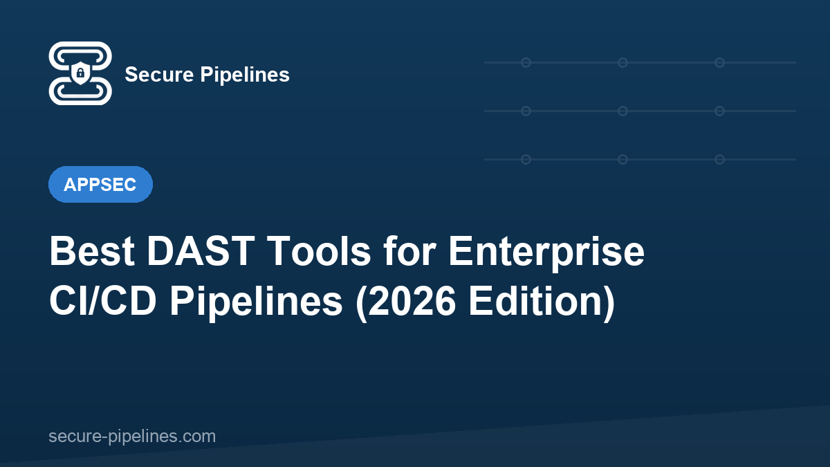 Best DAST Tools for Enterprise CI/CD Pipelines (2026 Edition)