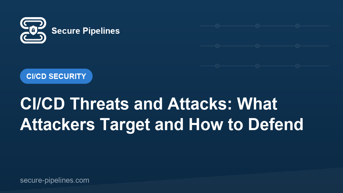CI/CD Threats and Attacks: What Attackers Target and How to Defend