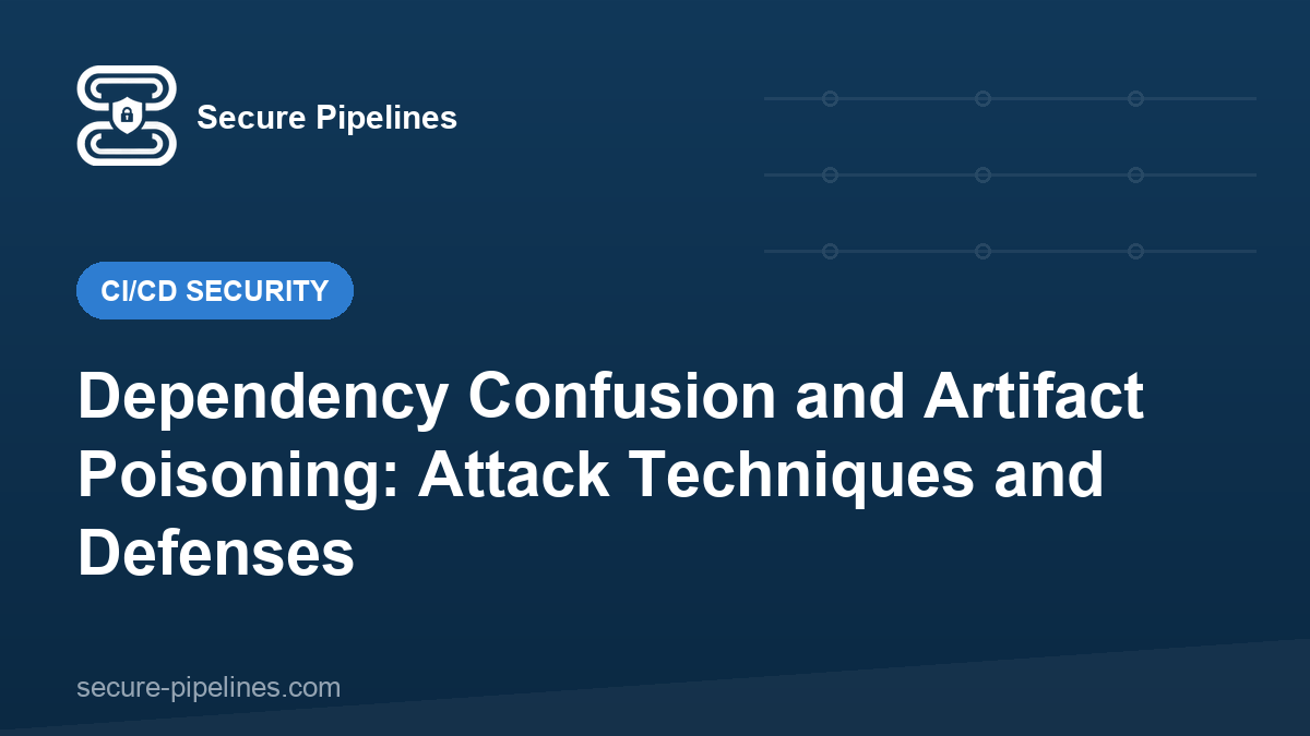 Dependency Confusion and Artifact Poisoning: Attack Techniques and Defenses