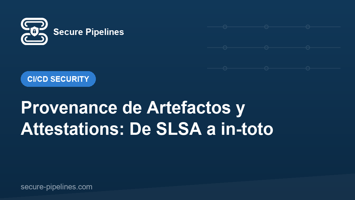 Provenance de Artefactos y Attestations: De SLSA a in-toto