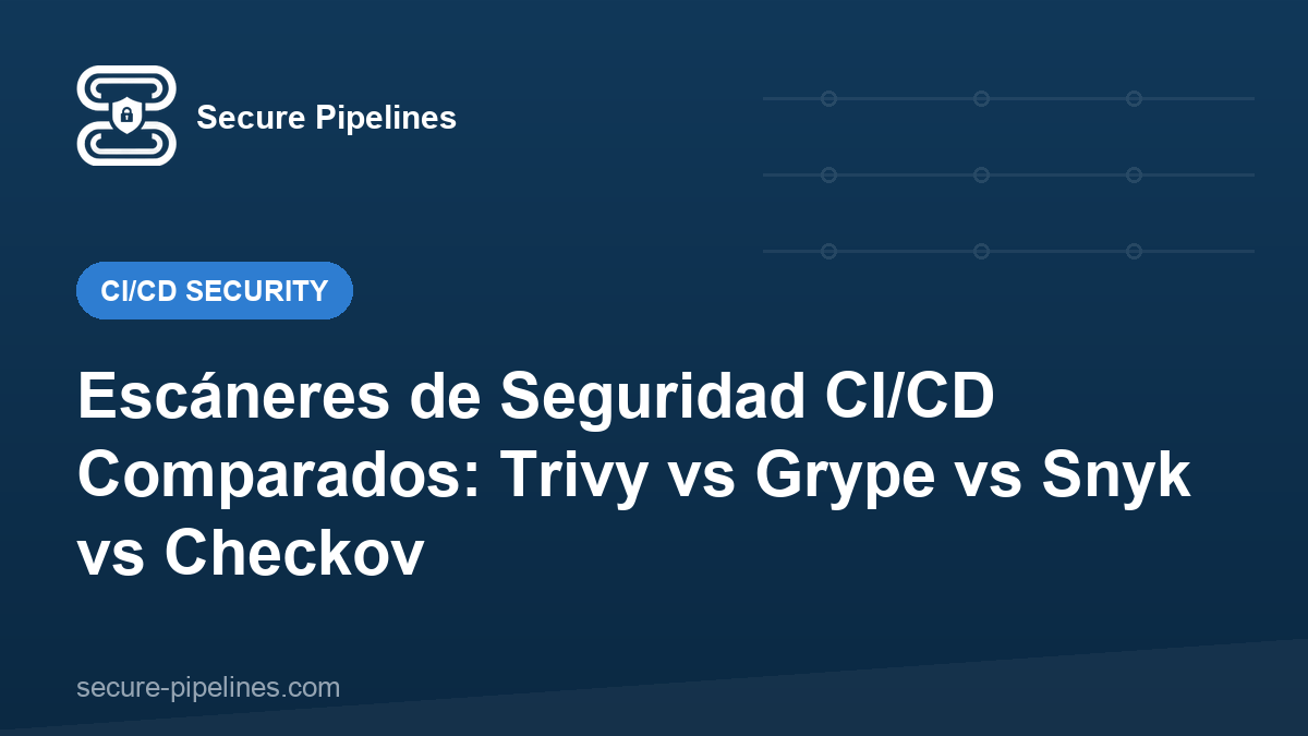 Escáneres de Seguridad CI/CD Comparados: Trivy vs Grype vs Snyk vs Checkov