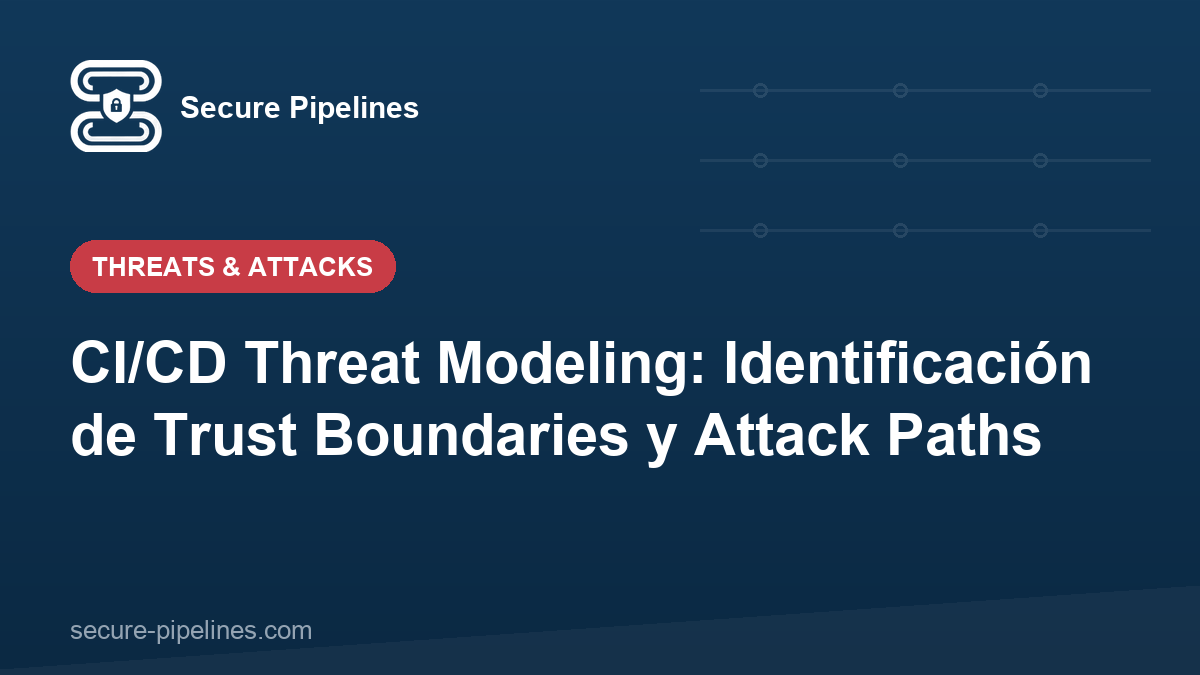 CI/CD Threat Modeling: Identificación de Trust Boundaries y Attack Paths