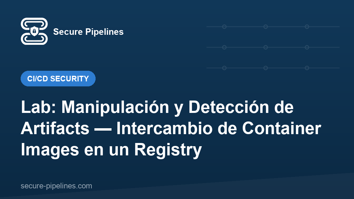 Lab: Manipulación y Detección de Artifacts — Intercambio de Container Images en un Registry