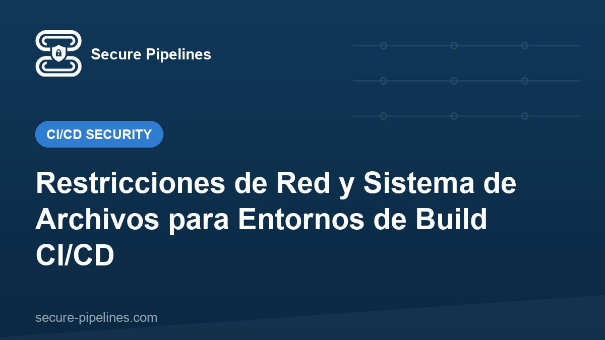 Restricciones de Red y Sistema de Archivos para Entornos de Build CI/CD