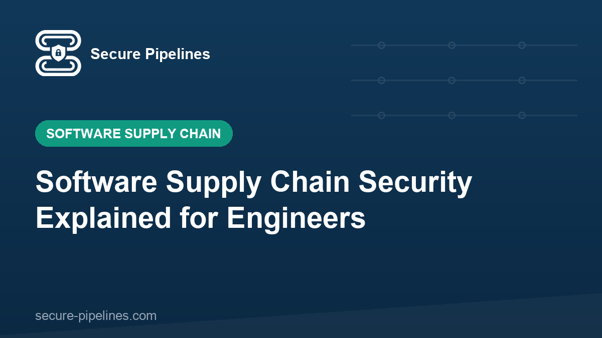 Software Supply Chain Security Explained for Engineers